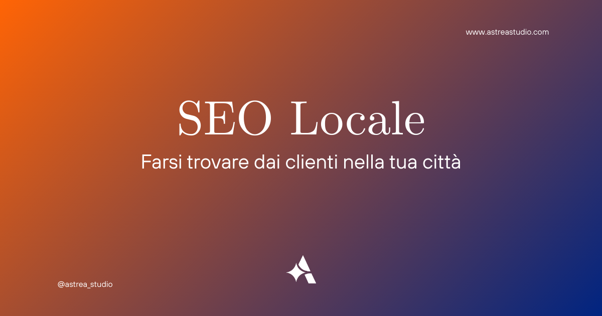 scritta bianca seo locale